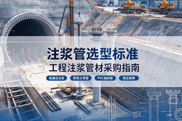 望奎注浆管选型标准